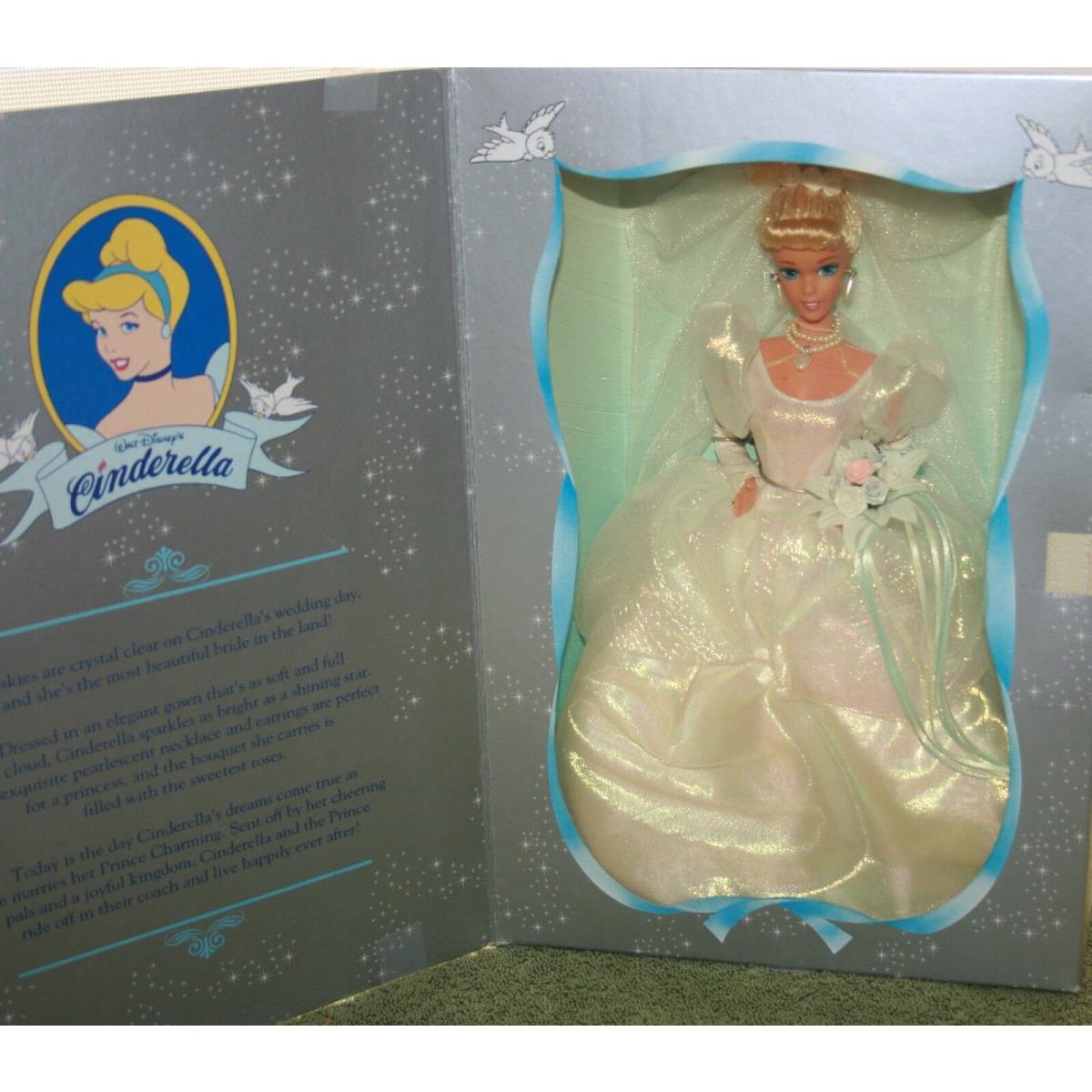 Barbie Walt Disneys Wedding Cinderella Barbie From Mattel 1995