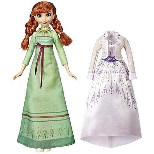 Arendelle Fashions Anna Fashion Doll with 2 Outfits Green Nightgown White