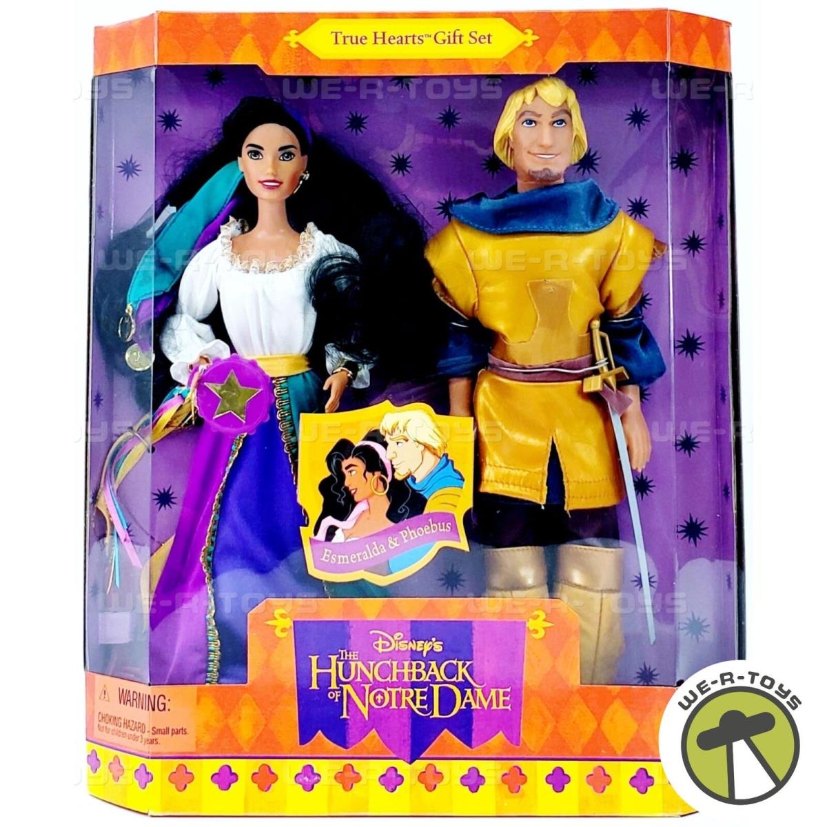 The Hunchback of Notre Dame Esmeralda Phoebus True Hearts Doll Giftset Mattel