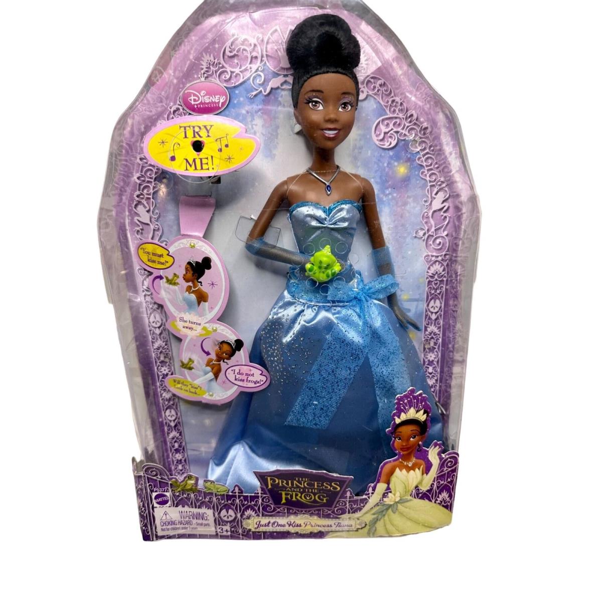 Princess and The Frog Just One Kiss Princess Tiana Doll Disney Collectible