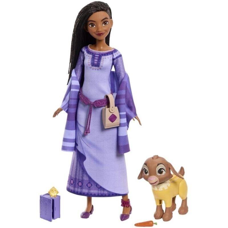 Mattel Disney Wish Asha Of Rosas Adventure Pack Doll Toy HPX25