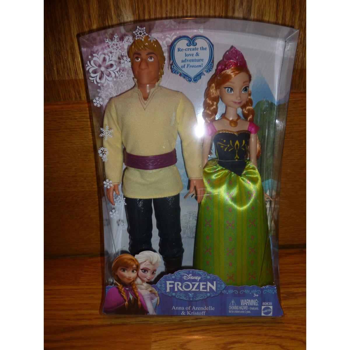 Disney Frozen 1 Princess Anna Kristoff 2 Pack 12 Doll Anna Coronation Dress