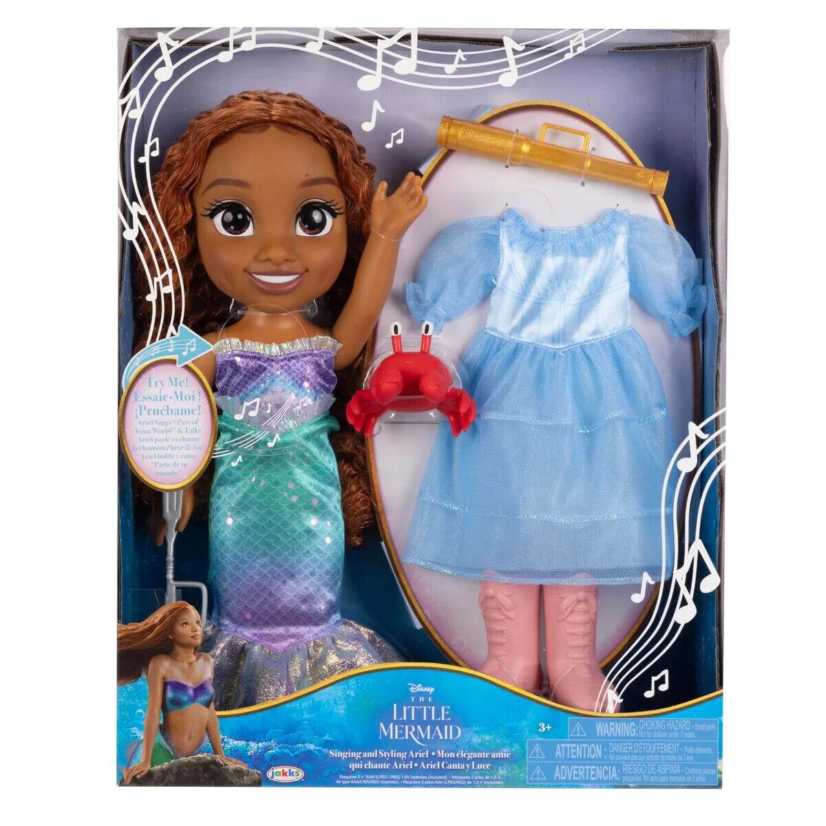 Disney Princess Singing and Styling Doll Ariel - Live Action The Little Mermaid