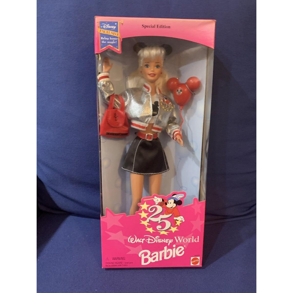 Walt Disney World 25TH Anniversary 1996 Barbie Doll Packaging