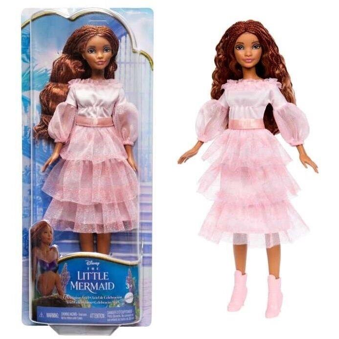 Mattel Disney Princess Little Mermaid Ariel in Pink Dress Doll HPD90