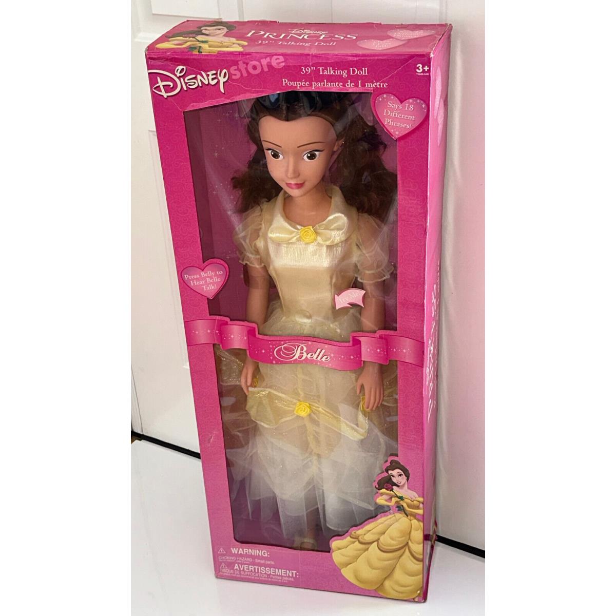 The Disney Store Disney Princess 39 Talking Belle Doll Super Rare