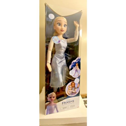 Disney Frozen Huge Elsa Doll Ice Powers Music Playdate Doll 32 Inches Tall