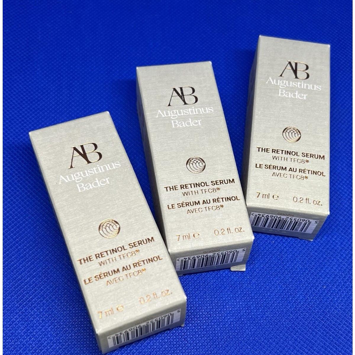 3 Augustinus Bader The Retinol Serum with TFC8 7ml/each =21ml Total