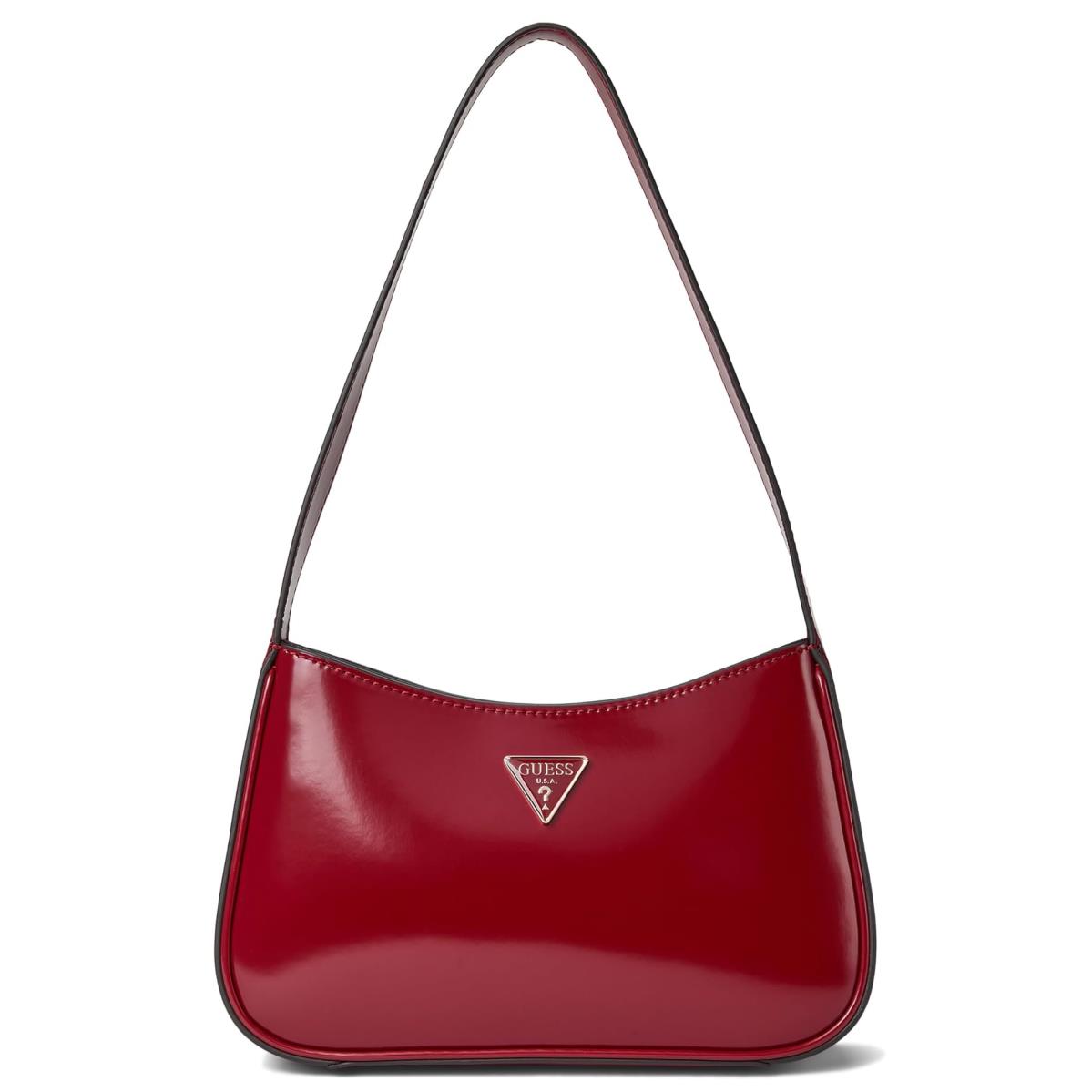 Woman`s Handbags Guess Arnela Top Zip Shoulder Bag Red