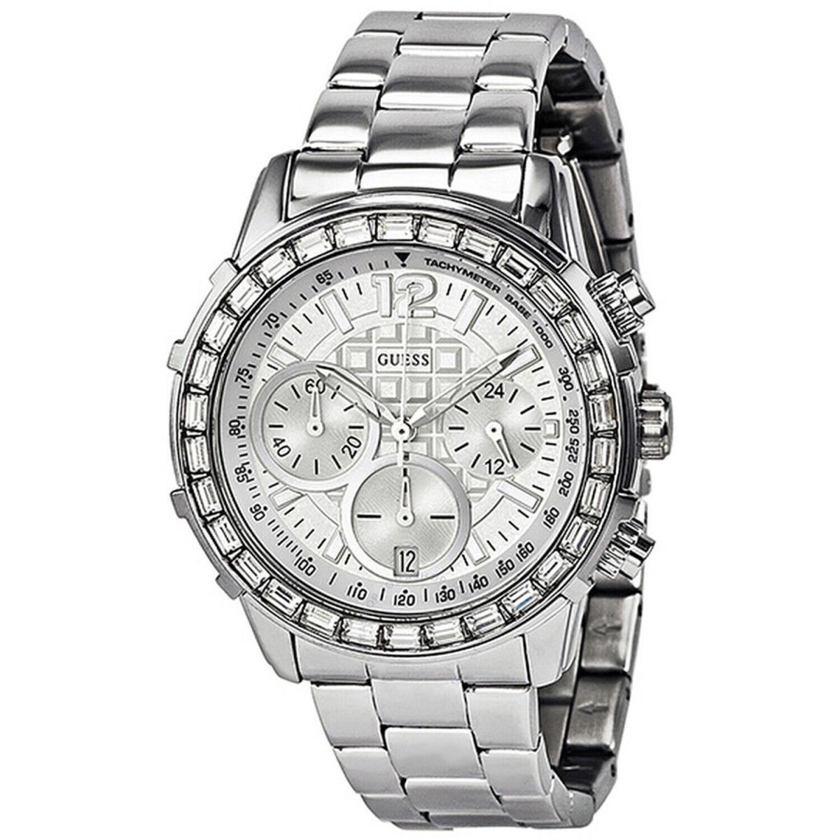 Guess Women`s Lady B Silver Dial Watch - U0016L1