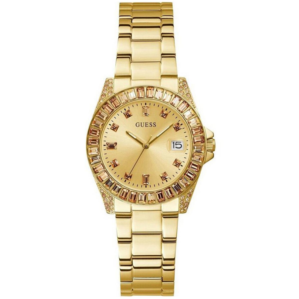 Guess Women`s Opaline Gold Dial Watch - GW0475L1