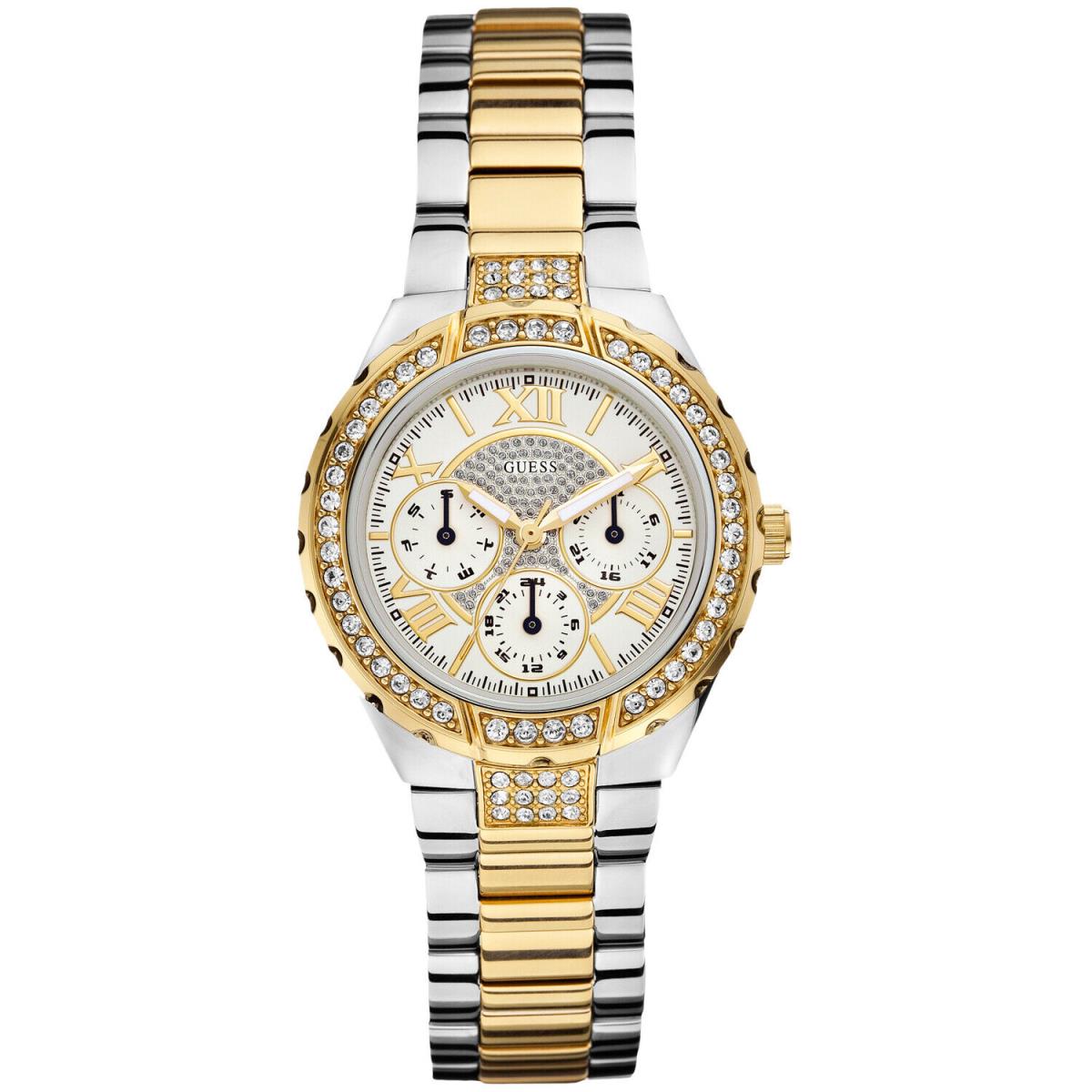 Guess Women`s White Dial White Dial Watch - W0111L5