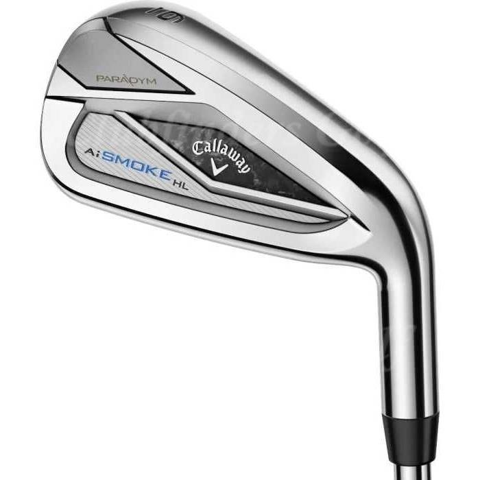 LH Callaway Paradym Ai Smoke HL 4-PW Iron Set Cypher Sixty 5.5 Graph Regular