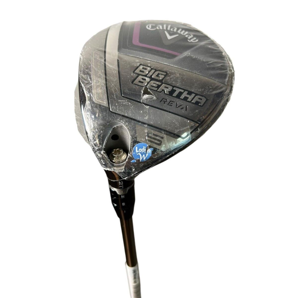 Callaway Big Bertha Reva 23` Fairway 5 Wood Left Hand Graphite Womens Flex 41.5 - Lie Angle: Black