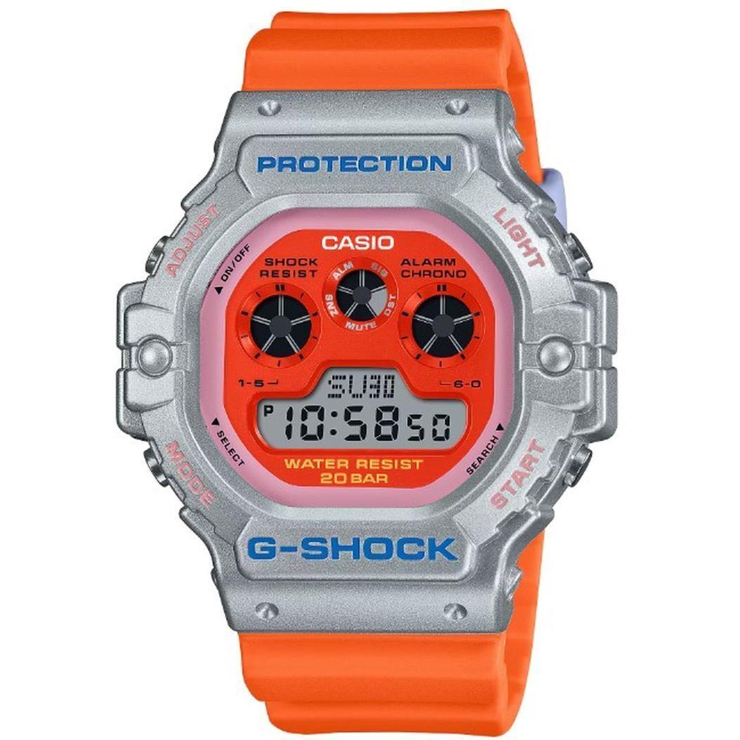 Casio G-shock Orange Classic Digital Shock Resistant Watch DW5900EU-8A4