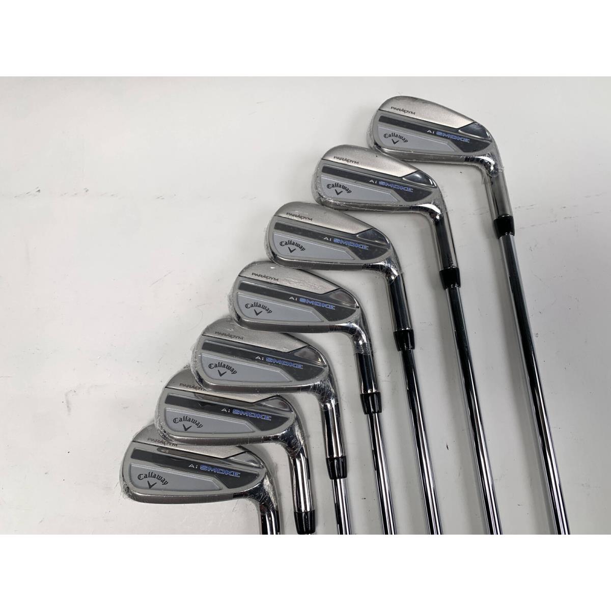 Callaway Paradym Ai Smoke Iron Set 5-PW+GW Elevate Mph 95g Stiff Steel RH