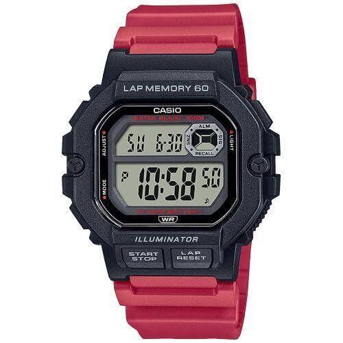 Casio WS-1400H-1A Men`s Digital Watch Resin Strap Watch For Men