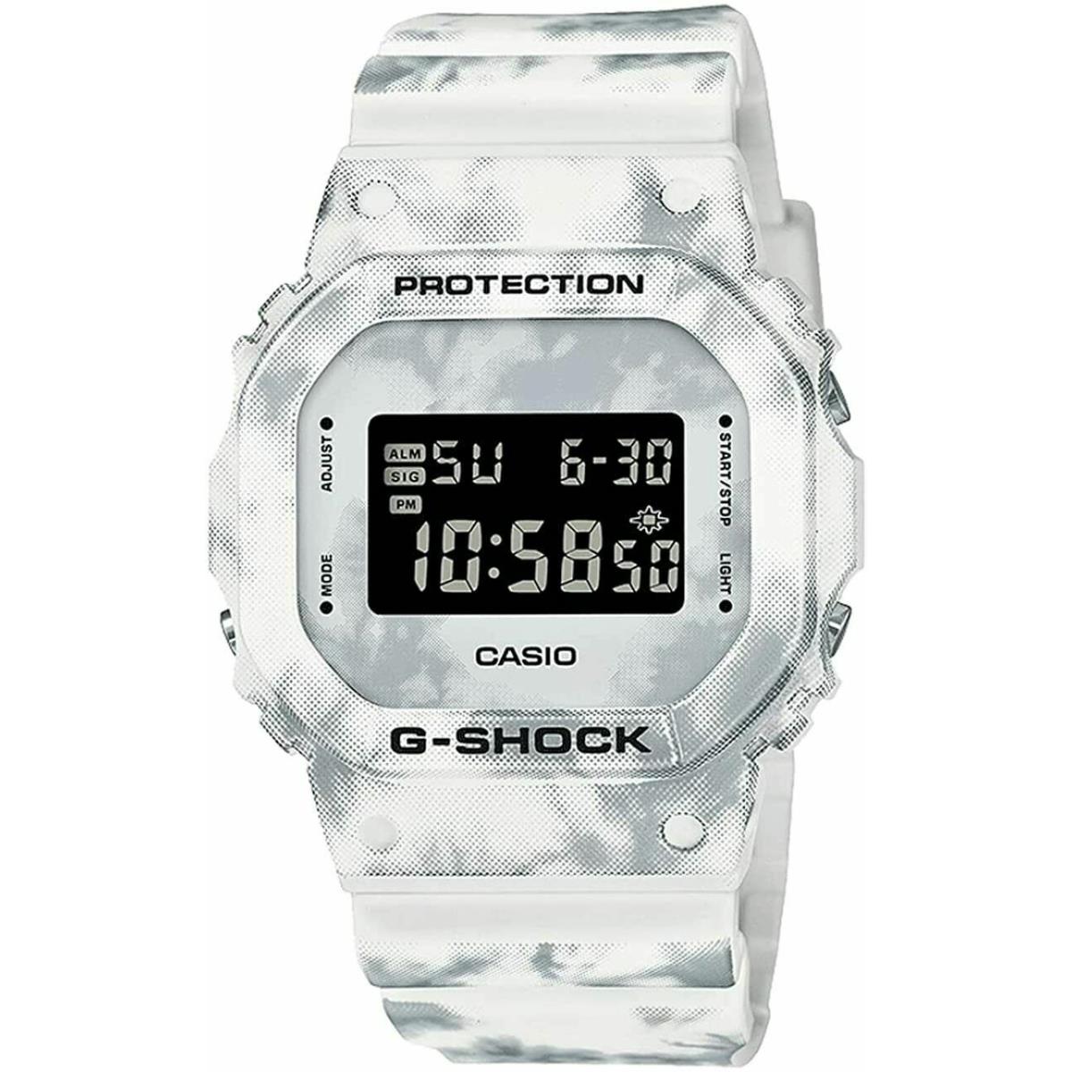 Casio G-shock Digital Wintery Camouflage Limited Edition Watch DW-5600GC-7