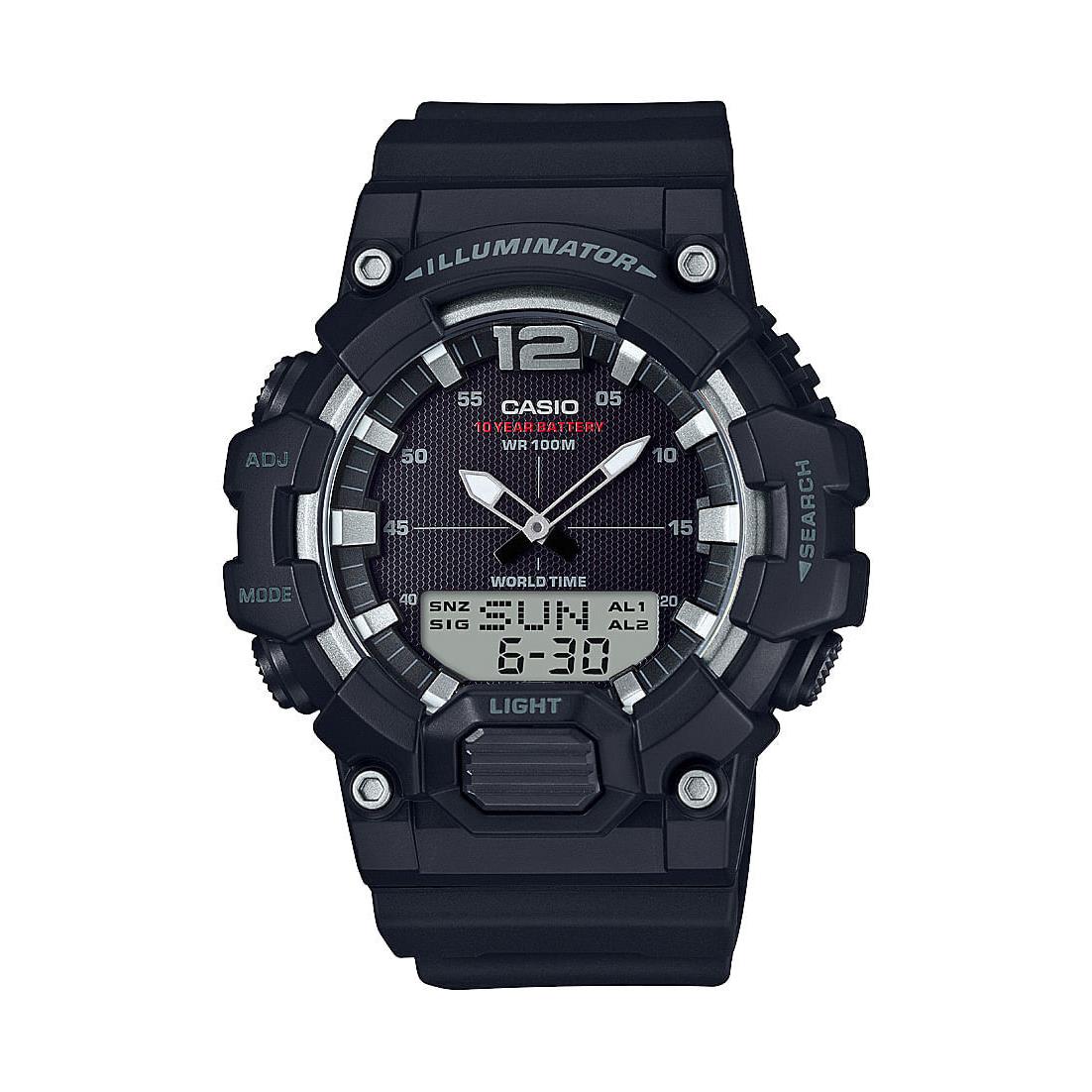 Casio Men`s HDC700-1AV Analog Digital World Time Alarm Chronograph Telememo Watc