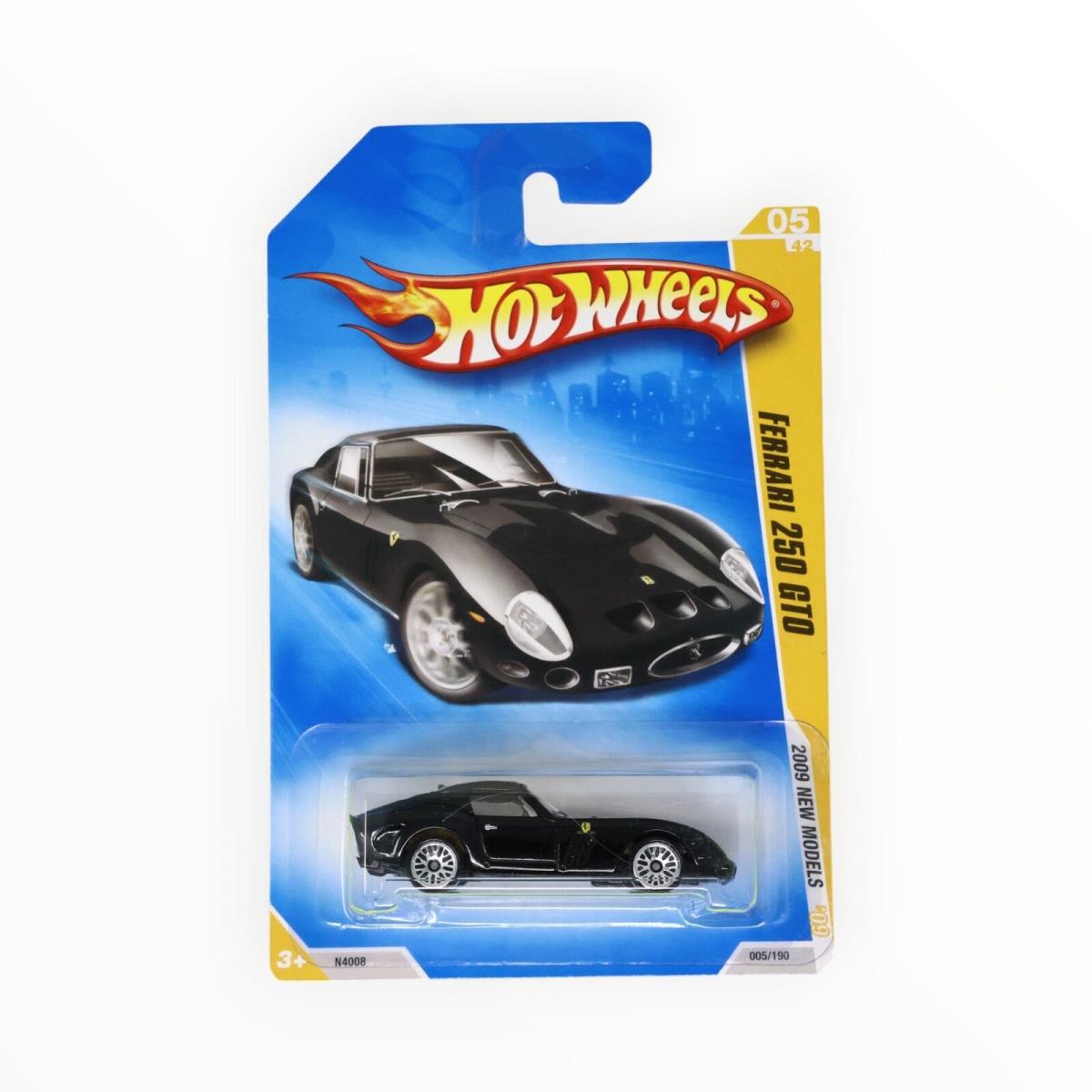 Hot Wheels Ferrari 250 Gto 5/190 - Black - 2009 Mainline A