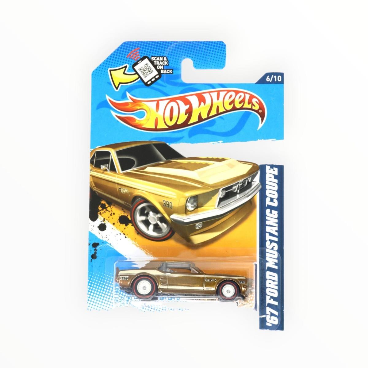 Hot Wheels `67 Ford Mustang Coupe 116/247 - Super Treasure Hunt - 2012 A