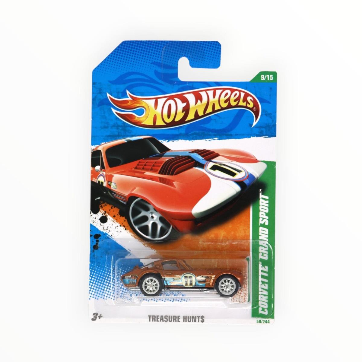 Hot Wheels Corvette Grand Sport 59/244 - Super Treasure Hunt - 2011 Mainline A