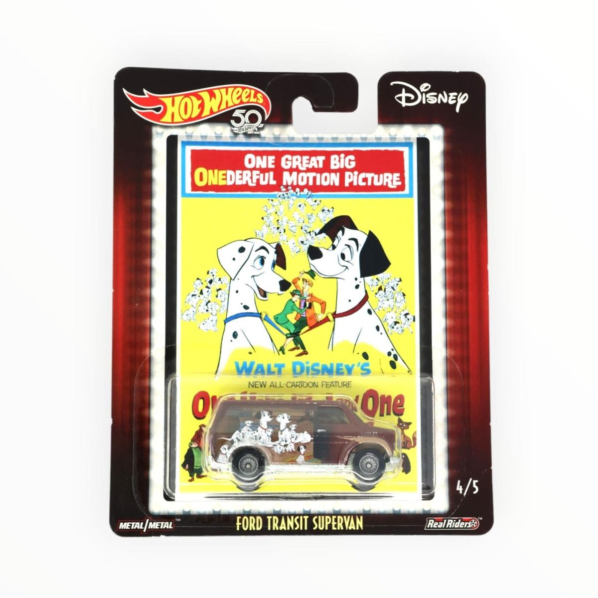 Hot Wheels Ford Transit Supervan - 101 Dalmations - 2018 Pop Culture A