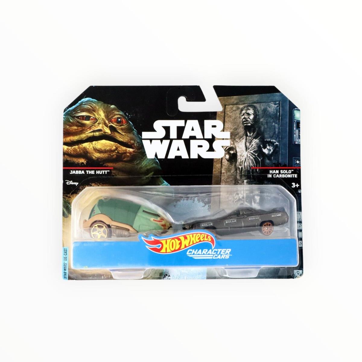 Hot Wheels Han Solo in Carbonite / Jabba The Hutt - 2017 Character Cars A