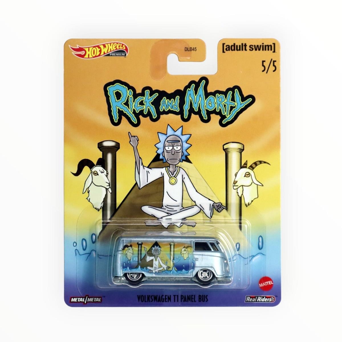 Hot Wheels Volkswagen T1 Panel Bus - Rick and Morty - 2020 Pop Culture A