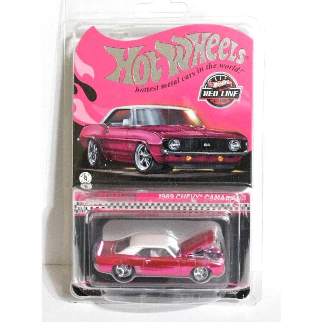 Hot Wheels Collectors Rlc 1969 Chevrolet Camaro SS Party Pink Spectraflame