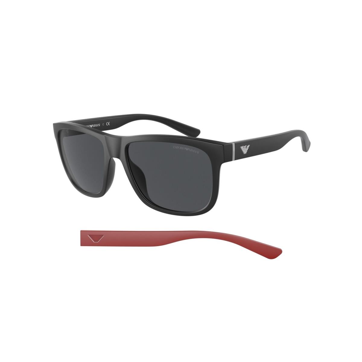 Emporio Armani 4182U Sunglasses 500187 Black