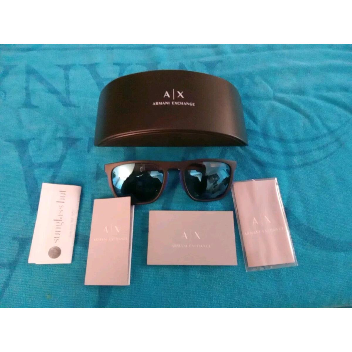 A/x Emporio Armani EA4114 5673/55 Sunglaaes Blue W/ Coa and Case + Papers