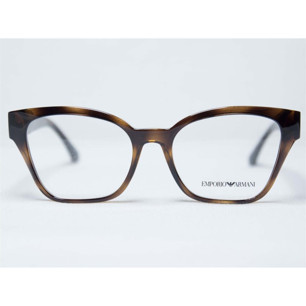 Emporio Armani EA3132 5026 Womens Havana Cats Eye Eyeglasses Frames 52/17