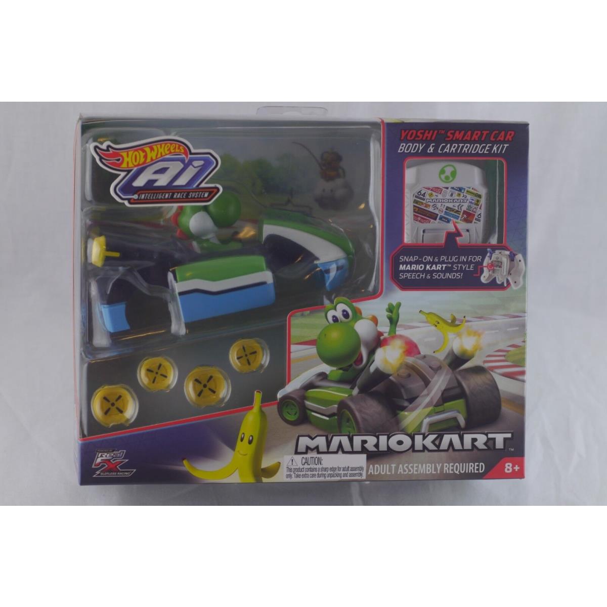 Hot Wheels Ai Mario Kart Yoshi Smart Car Body Cartridge Kit