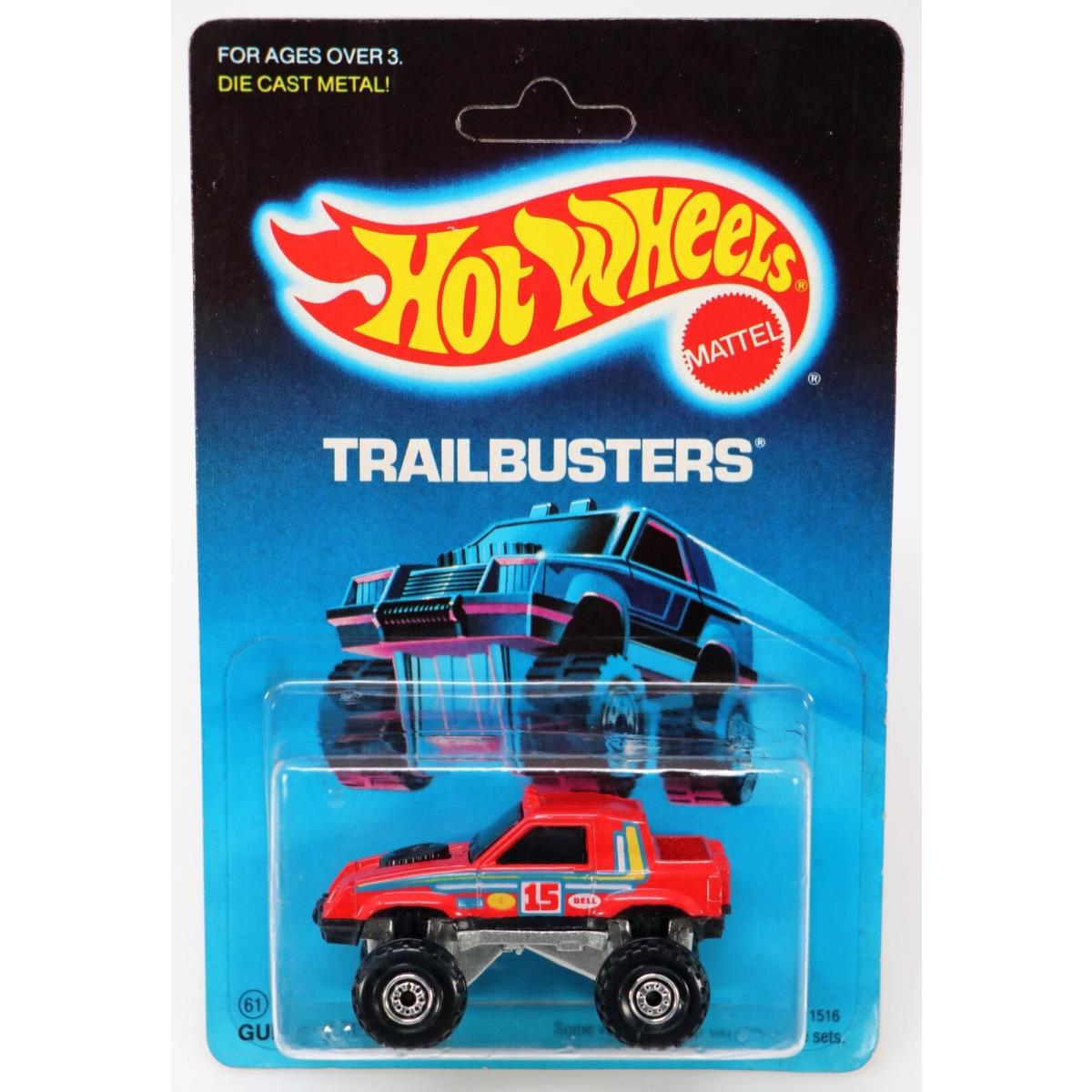 Hot Wheels Gulch Stepper Trailbusters Series 1516 Nrfp 1986 Red CT 1:64