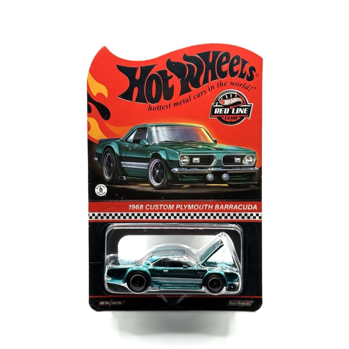 2024 Rlc Exclusive Hot Wheels Collectors 1968 Custom Plymouth Barracuda Blue