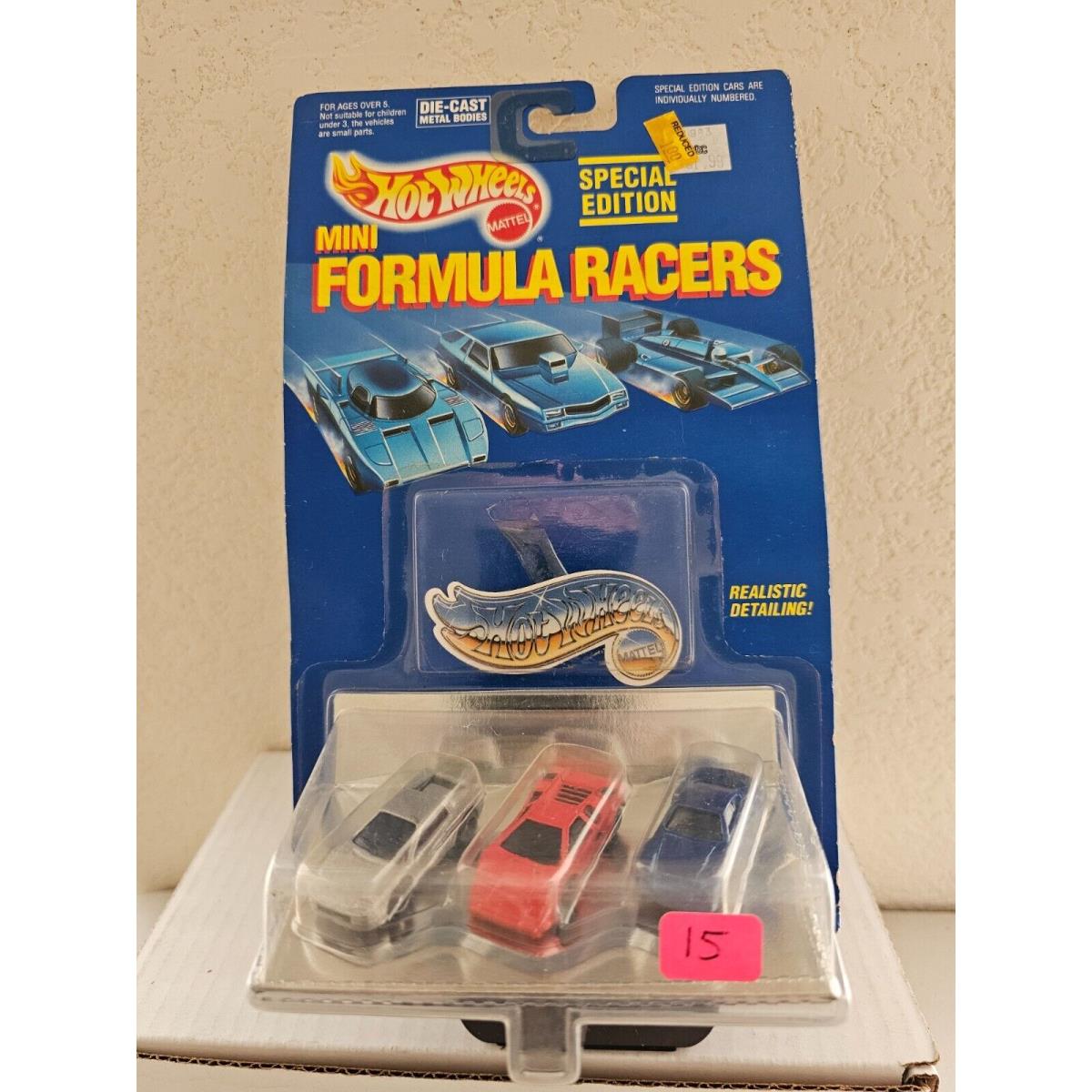 Hot Wheels Special Edition Mini Formula Racers Vintage Rare F9