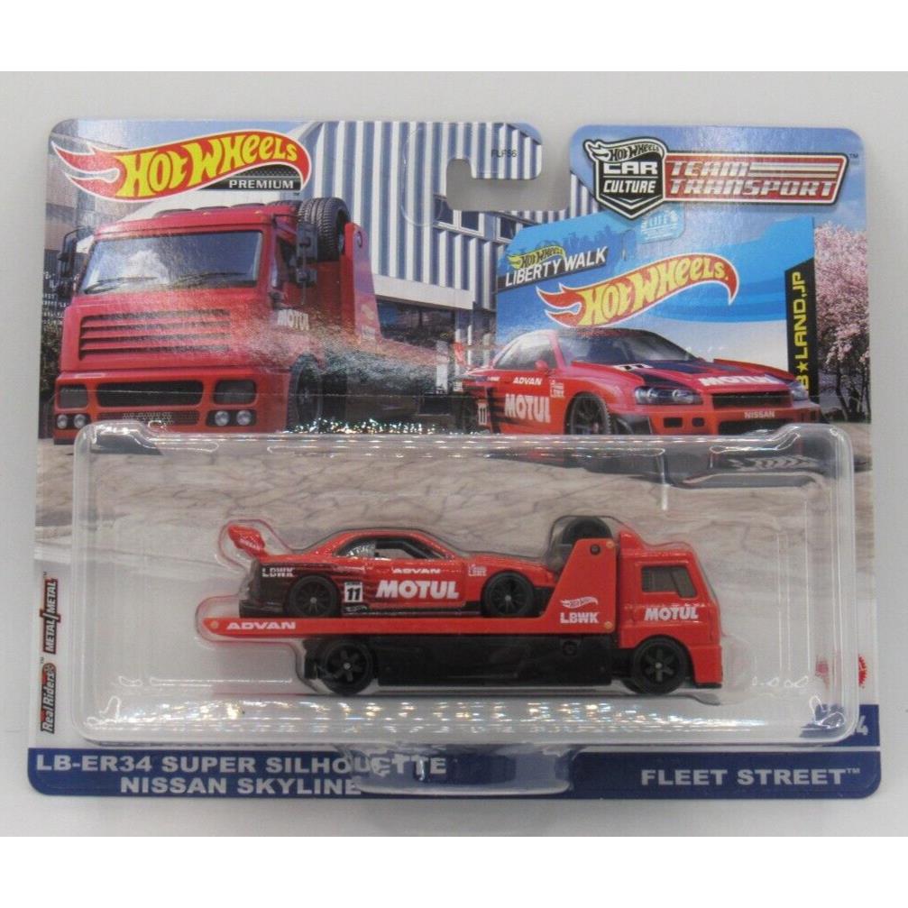 2022 Hot Wheels Team Transport LB-ER34 Super Silhouette Nissan Skyline 44