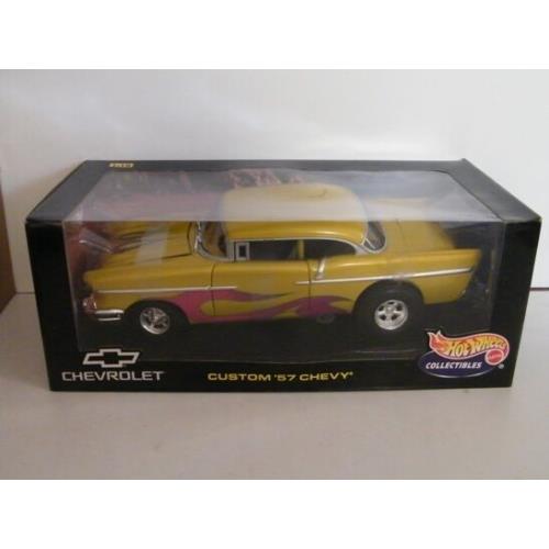 Mattel Hot Wheels 1:18 Custom 1957 Chevrolet Diecast Metal Car