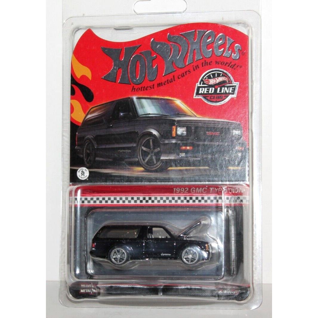 Hot Wheels Collectors Rlc 1992 Gmc Typhoon Spectraflame True Black Nip