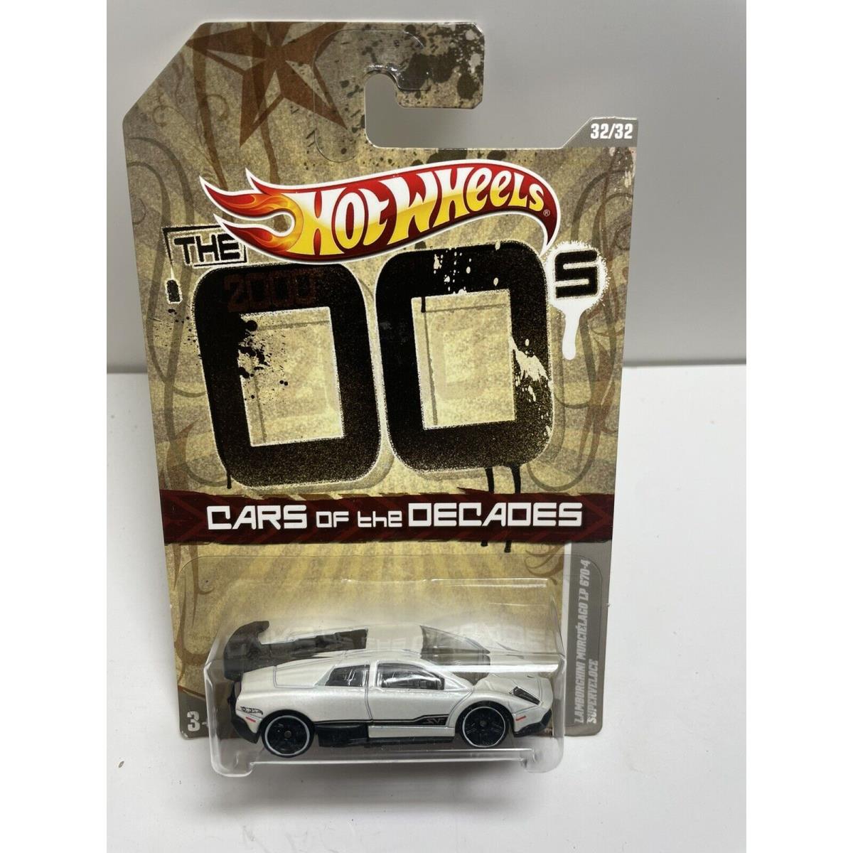 Hot Wheels Cars Of The Decades 00`s Lamborghini Murcielago LP 670-4 Superveloce