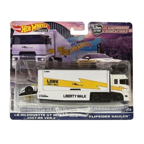 Hot Wheels Team Transport Lb-silhouette GT Nissan 35GT-RR Ver.2 Flipsider Hauler