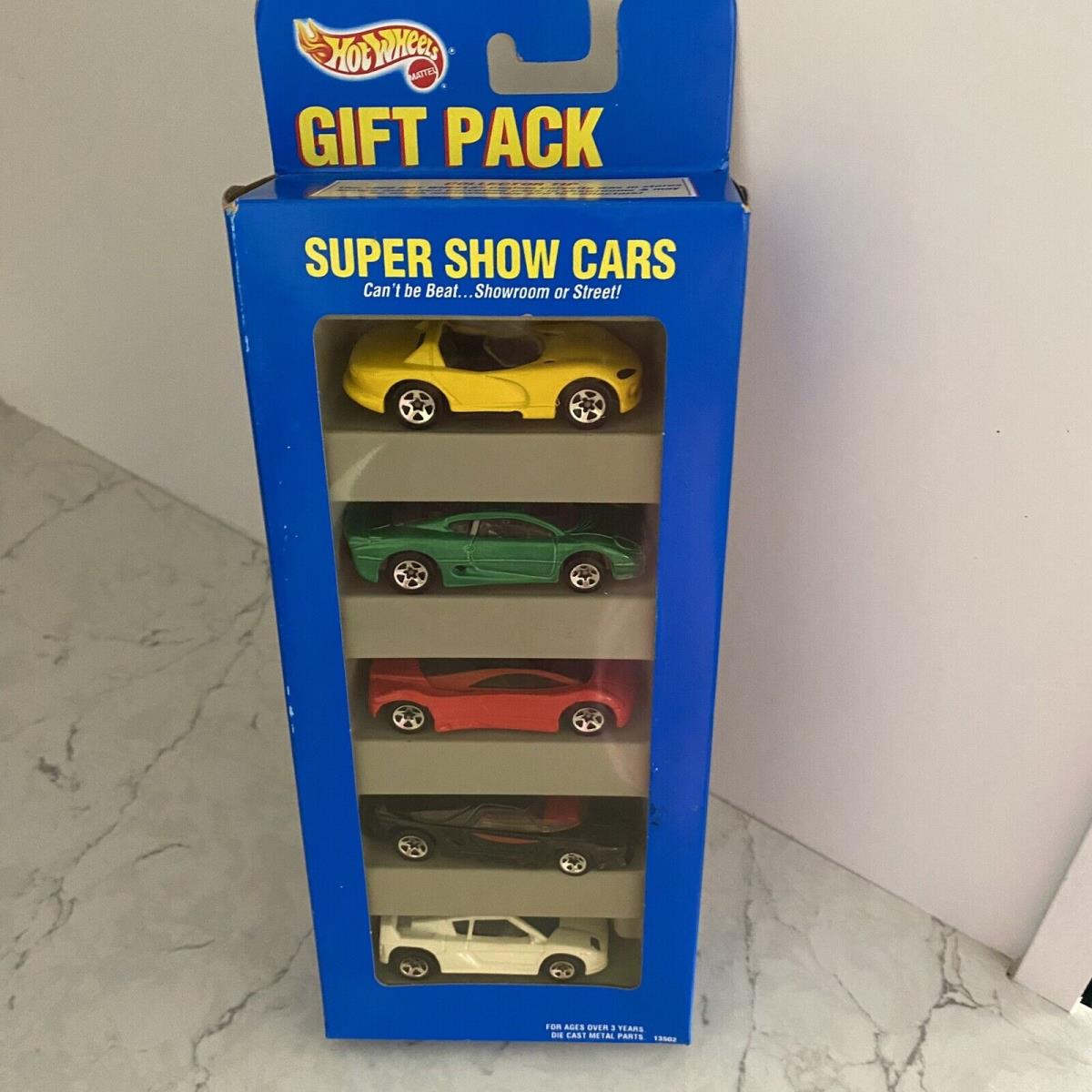 Hot Wheels 1995 - Super Show Cars - 5 Car Gift Pack 13502 Mattel