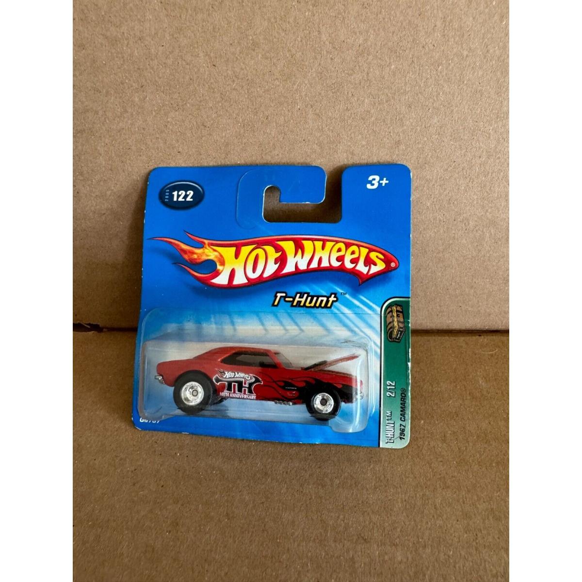 Hot Wheels 2005 Treasure Hunt 1967 Camaro 2/12 Short Card K31