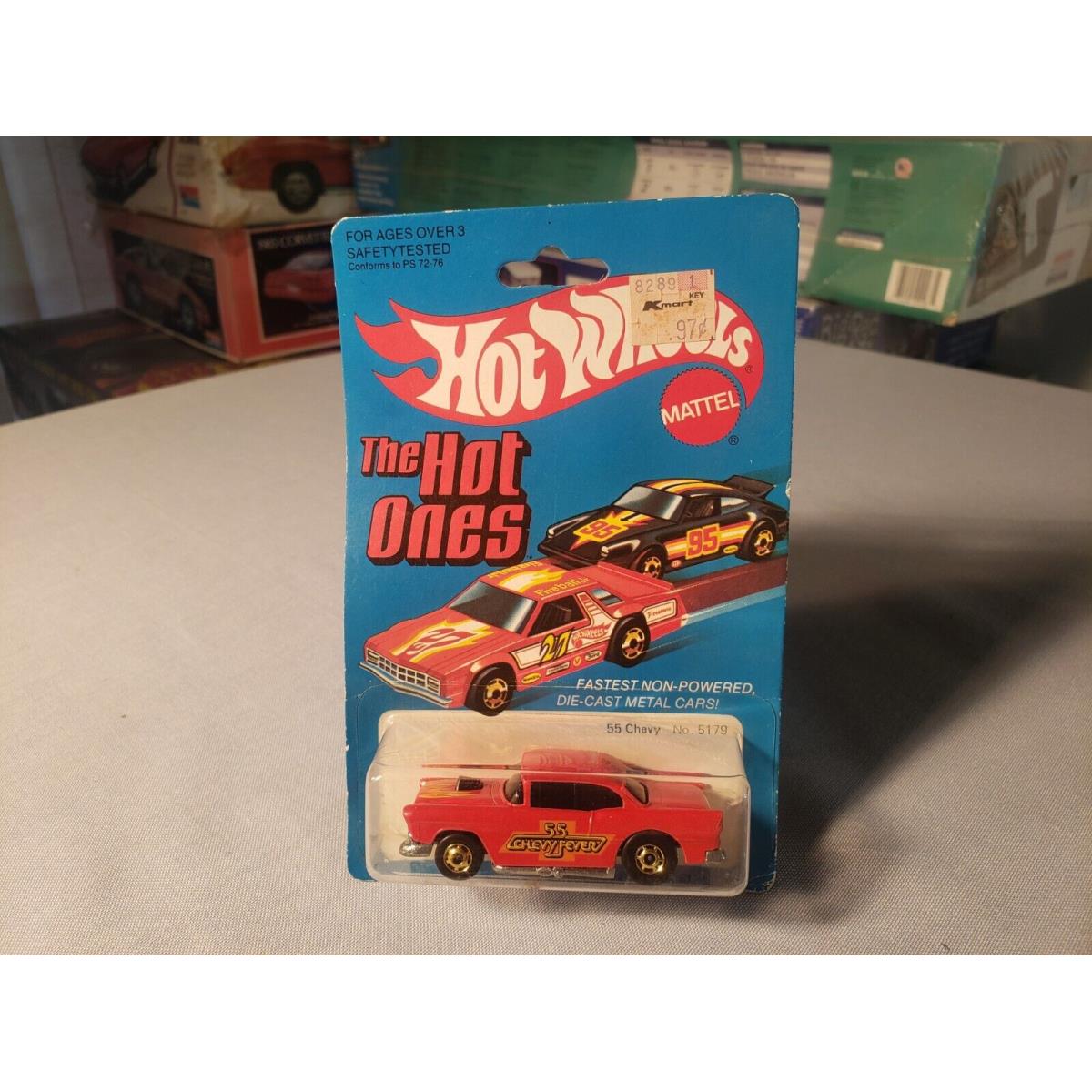 Vintage Mattel Hot Wheels 55 Chevy No. 5179 The Hot Ones Nos 1981