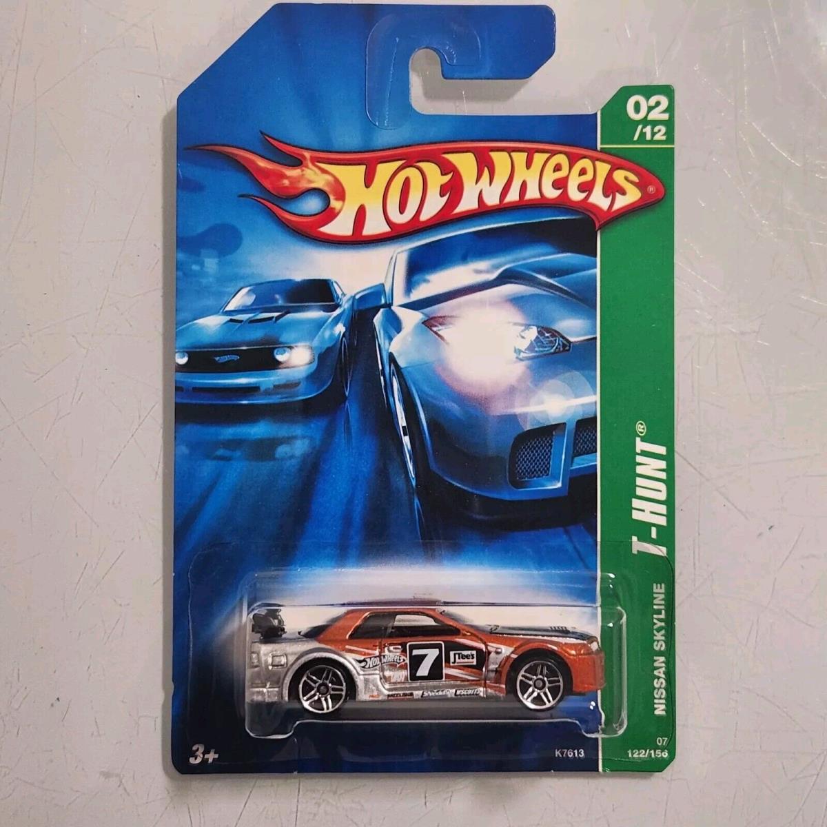 2007 Hot Wheels Nissan Skyline Treasure Hunt 2 OF 12 Card 122/156