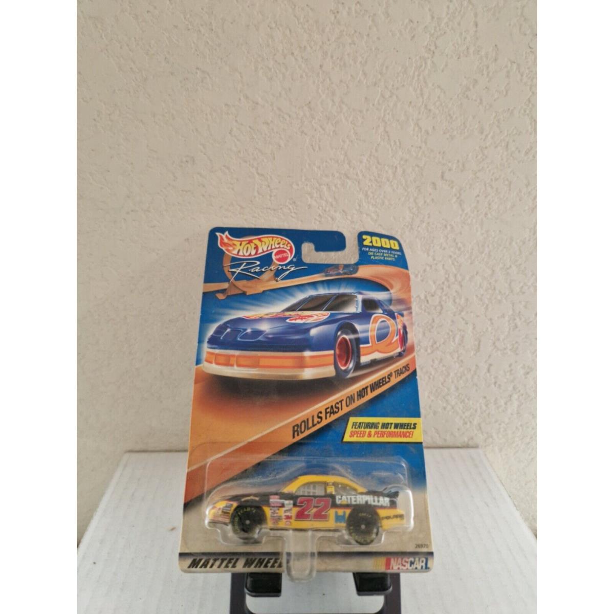 Hot Wheels 2000 Racing Rolls Fast On Featuring 22 Caterpillar Yellow E14