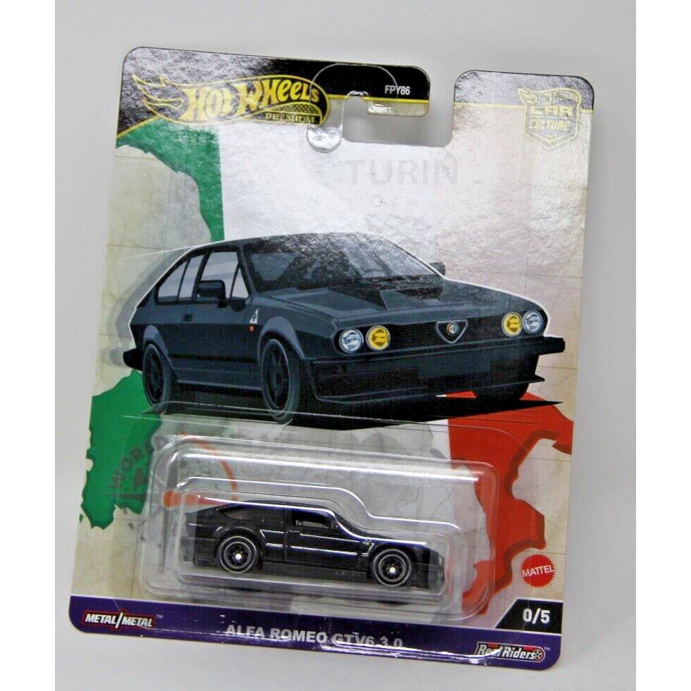 2024 Hot Wheels Premium Car Culture World Tour Alfa Romeo GTV6 3.0 Chase 0/5