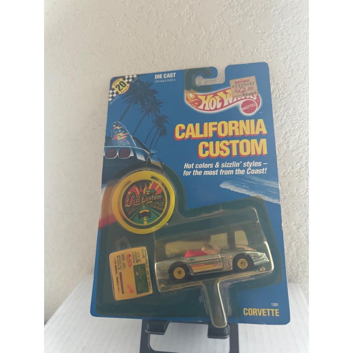 1989 Hot Wheels California Custom Corvette Blue Chrome E63