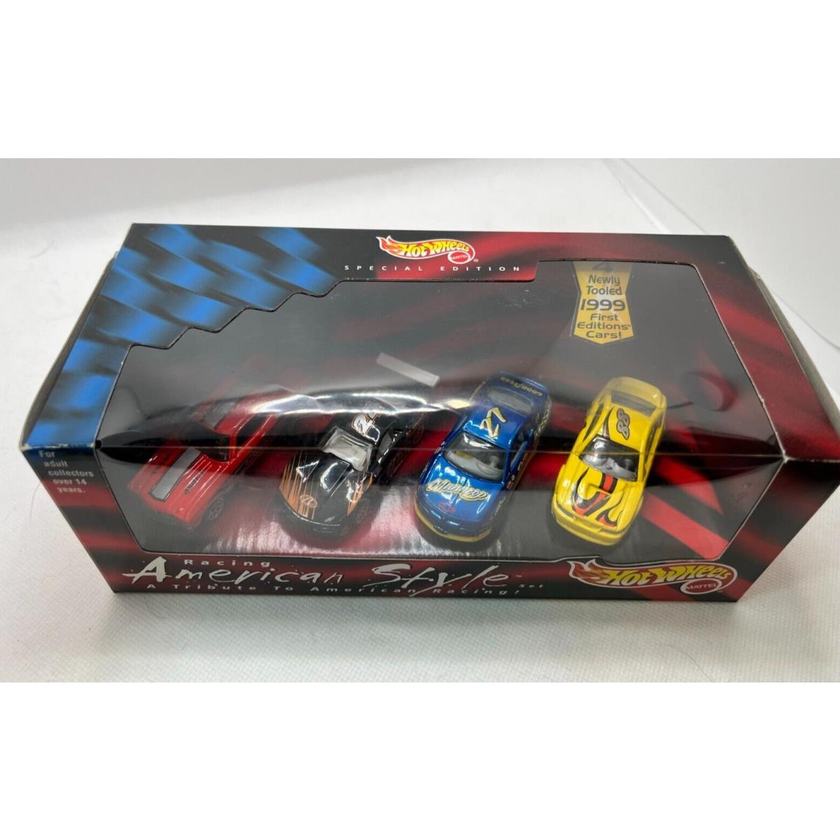 Racing American Style 4-Car Set Hot Wheels